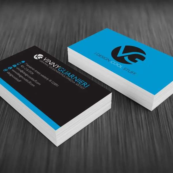 1000 Business Cards, Matt Laminated, Round Corner