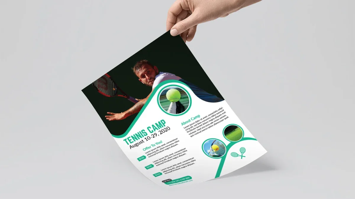 20000 Flyers A4, 170 gsm Glossy