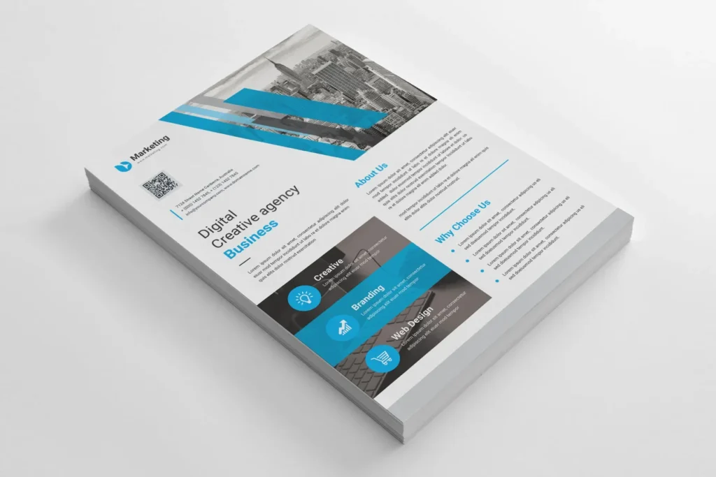 20000 Flyers A4, 170 gsm Glossy