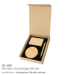 Bamboo Tech Gift Sets in Kraft Gift Box